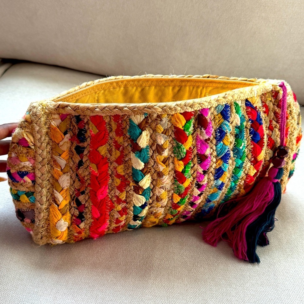 Shiraleah Chicago Jute Clutch